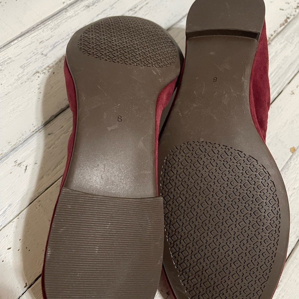 Women’s Tory Burch Allie Ballet Flats burgundy size 8 - Picture 5 of 6